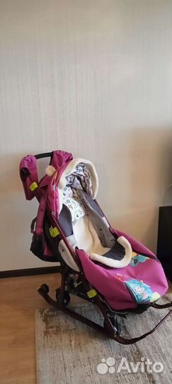 Детские санки коляска бу