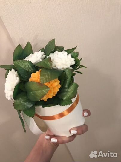 Композиция из мыла «цветы»