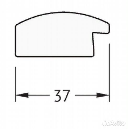 Зеркало Evoform Definite 100х50 BY 0700 в багетно