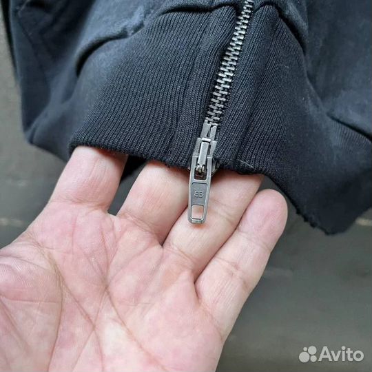 Balenciaga Gaffer Distressed Zip Hoodie Зип Худи
