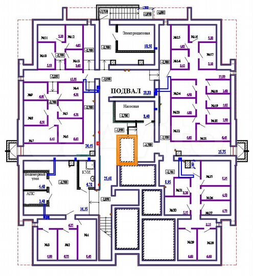 2-к. квартира, 67 м², 2/9 эт.