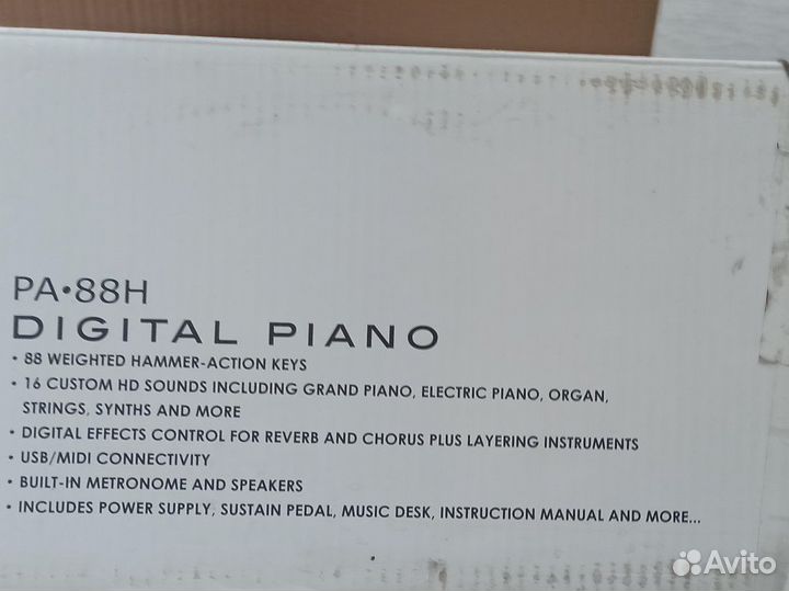 Цифровое пианино Artesia pa-88h