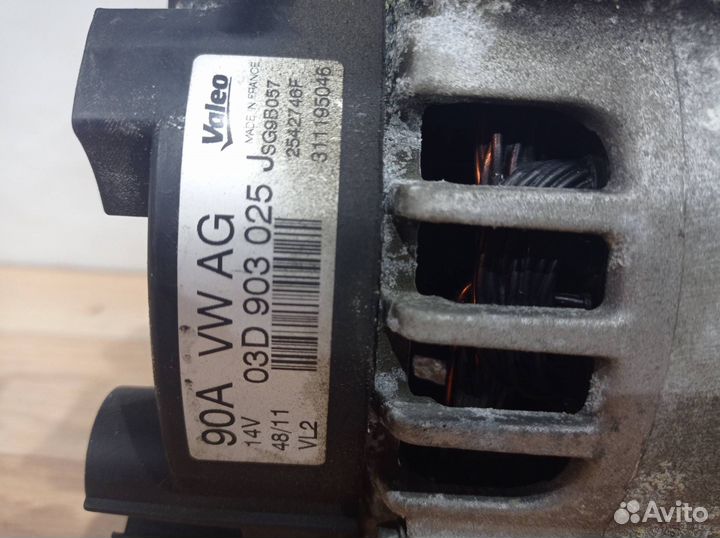 Генератор Skoda Fabia 2 (5J) рест. 2012 03D903025J