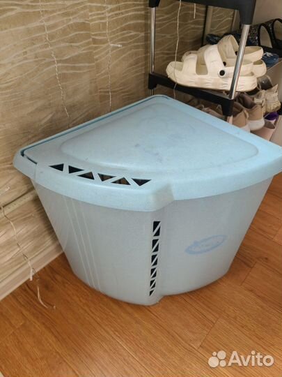 Корзина для белья угловая