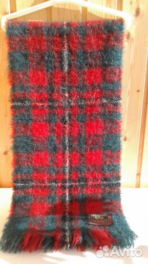 Новый мужской мохеровый шарф 30х120 см