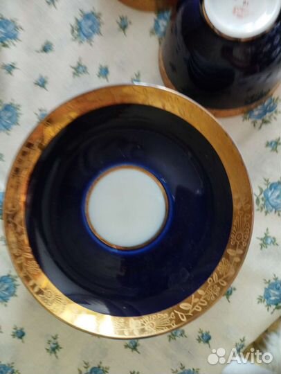 Чайная пара 5шт. Гжель