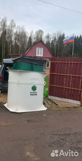 Септик Малахит 10. Установка септика под ключ