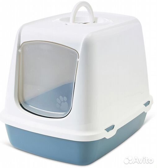 272.19.166 Savic Туалет-домик д/кошек oskar голубо
