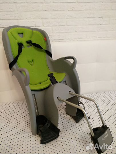 Велосипедное кресло заднее,детское, до 22 кг+шлем