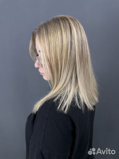 Модель на стрижку,окрашивание