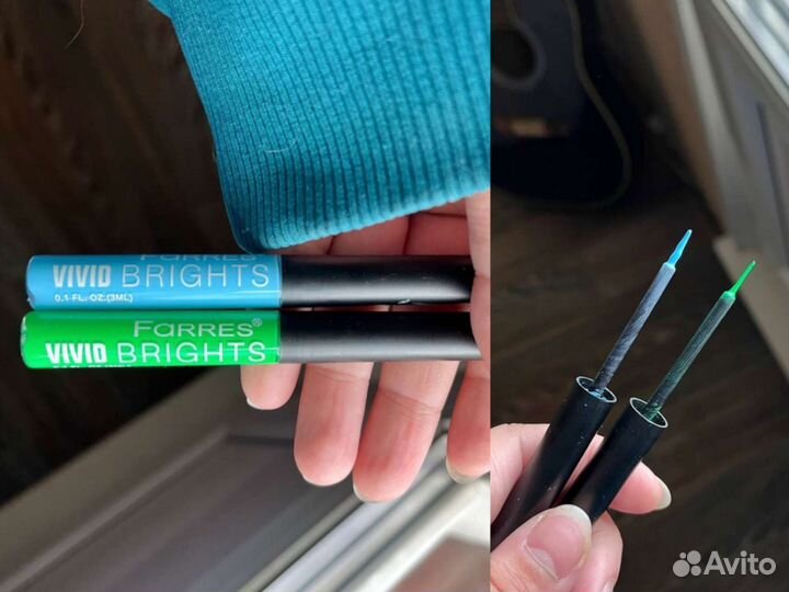 Цветные подводки для глаз набор