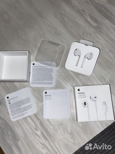 Наушники apple earpods lightning оригинал