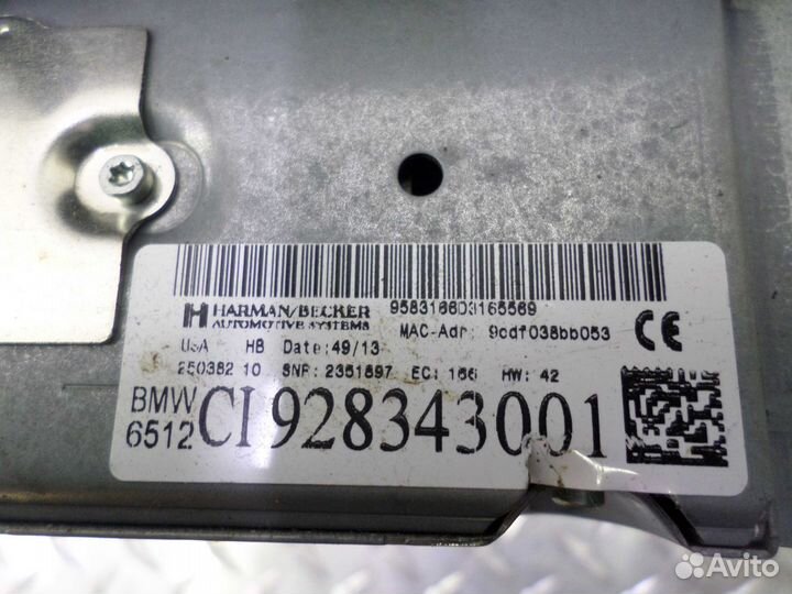 Магнитола BMW X1 E84 9283430