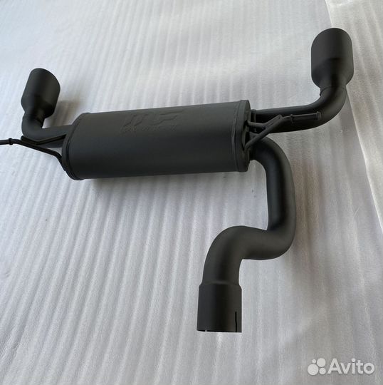 Двойной выхлоп Jeep Wrangler JL