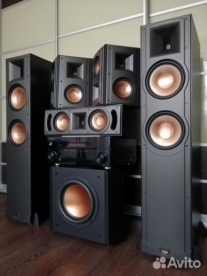 Klipsch rf82,rs52 rc52,rt10 230v,pioneer vsx-lx52
