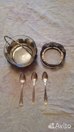 Ваза конфетница ложки чаиные мнц СССР