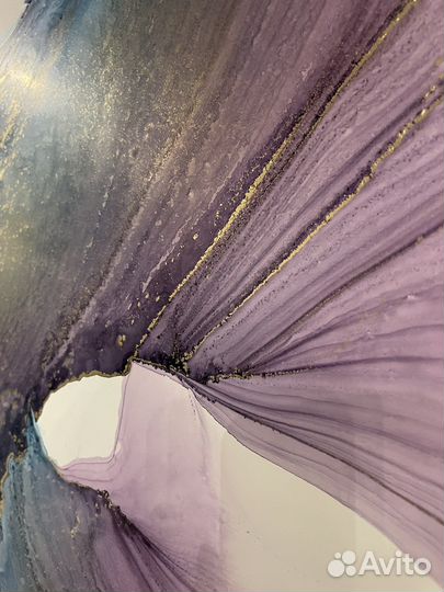 Картина спиртовыми чернилами