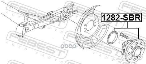 Ступица задняя 1282-SBR Febest