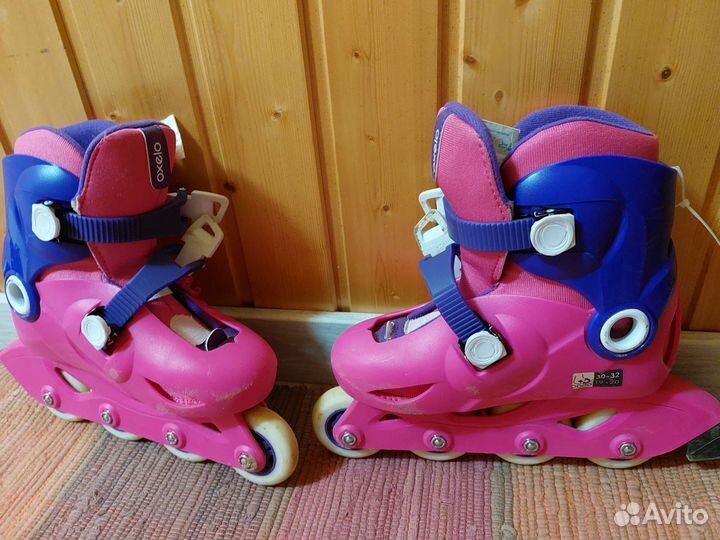 Роликовые коньки детские с защитой