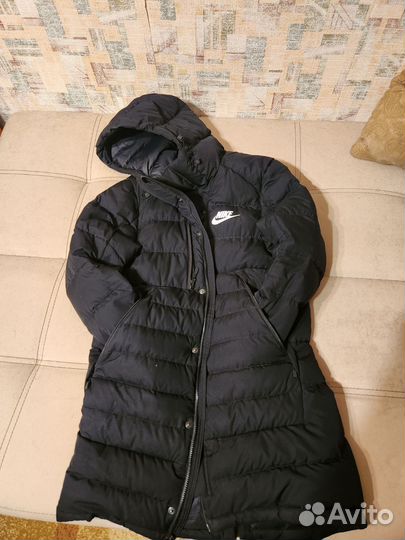 Пуховик мужской длинный nike оригинал