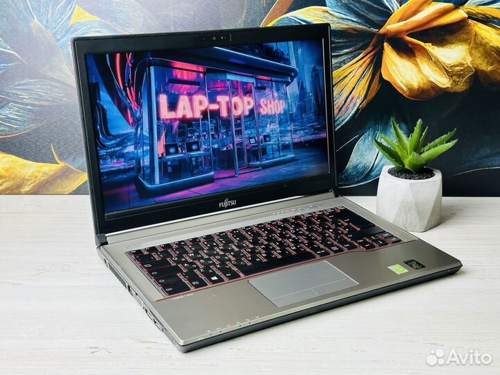 Japanese Fujitsu E744 ноутбук для учебы