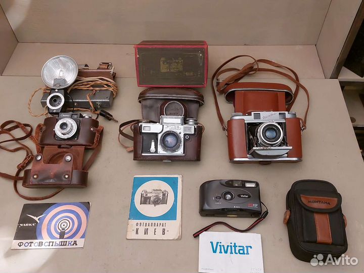 Пленочный фотоаппарат СССР Киев 3 Смена Искра