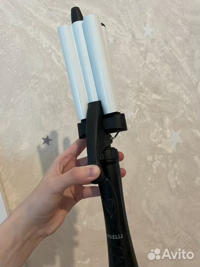 Плойка тройная для волос