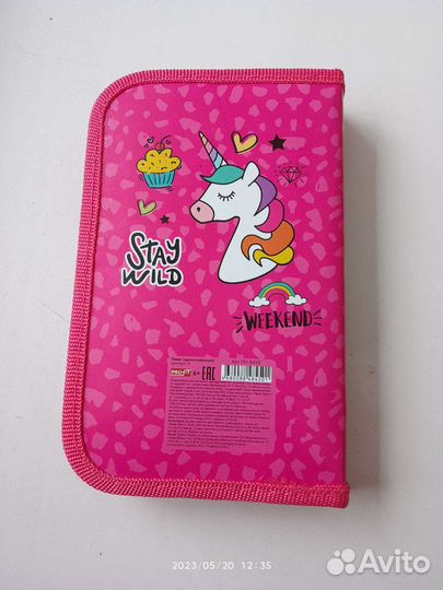 Пенал школьный для девочек 1-4 классы