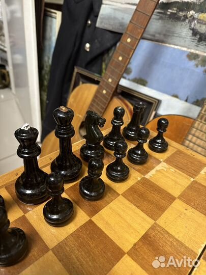 Шахматы с утяжелителем СССР 45*45см. Турнирные