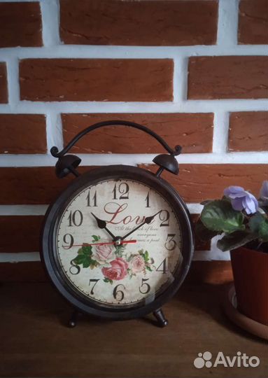 Настенные часы (настольные) ретро стиль 20 см
