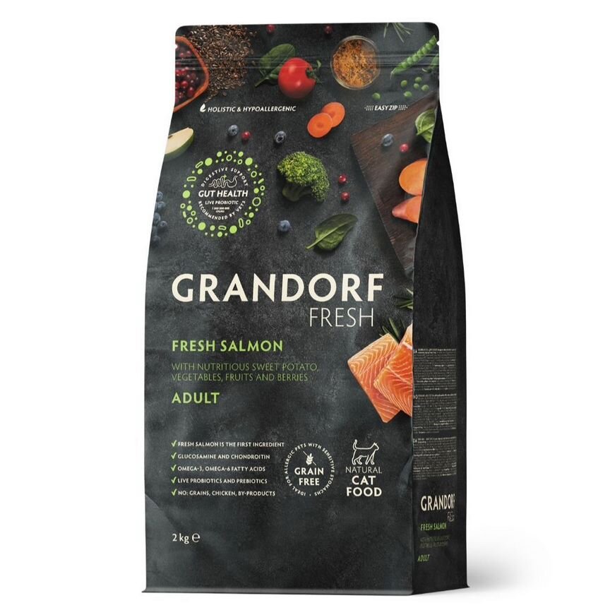 Корм для кошек grandorf fresh