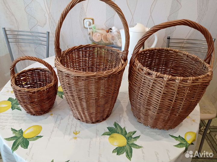 Корзина плетёная
