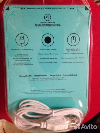 Мышка проводная Logitech новые есть другие