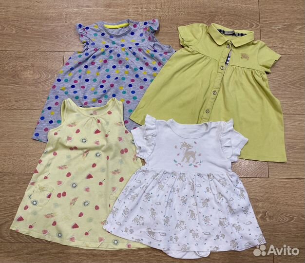 Вещи пакетом на девочку 80 86