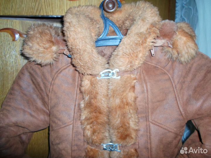 Дубленка на девушку,р.42-44