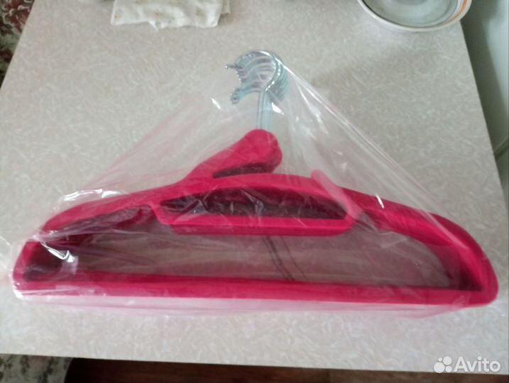 Вешалки плечики бархатные новые 15 шт
