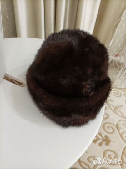 Шапка норковая женская бу