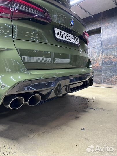 Карбоновый диффузор BMW X5m X6m F95 F96