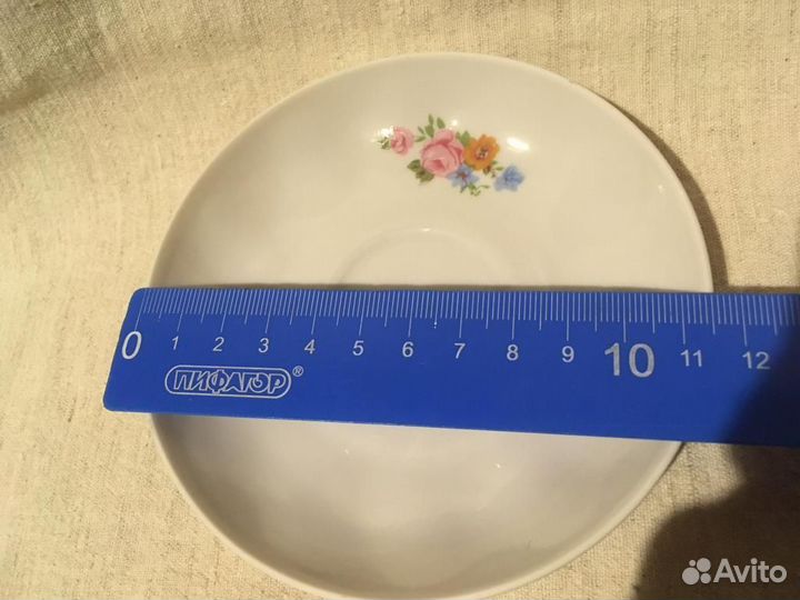 Чашка с блюдцем детские