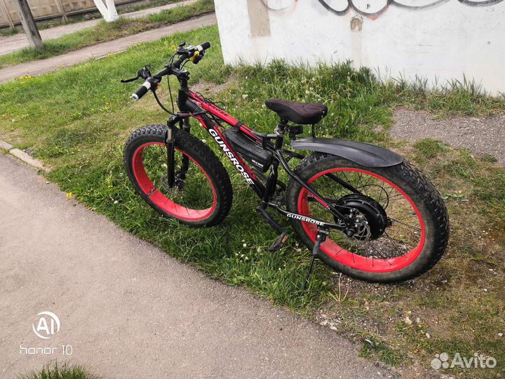 Электровелосипед фетбайк бу