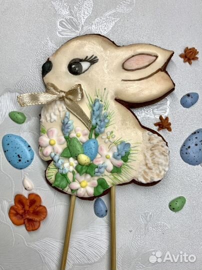 Пряничные топперы на заказ для украшения торта