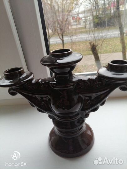 Керамическая подставка под свечи