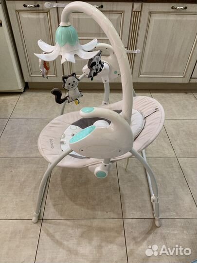 Детские качели шезлонг