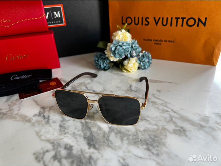 Cartier мужские солнцезащитные очки