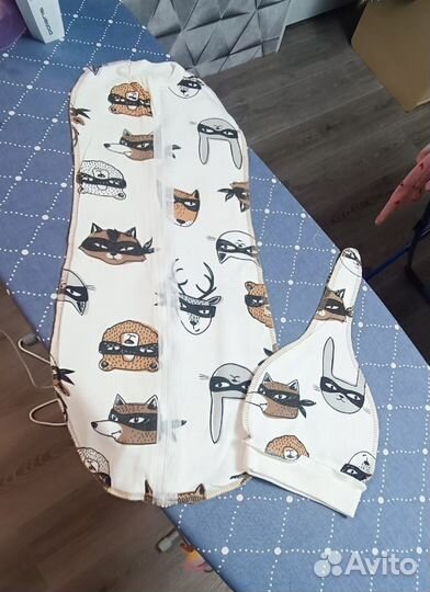 Пеленка-кокон (конверт для пеленания) 56-62 размер