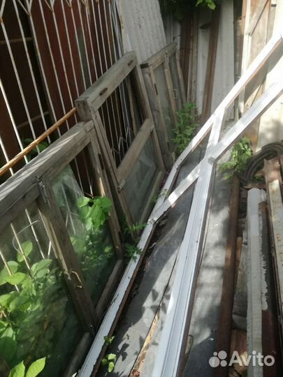 Деревянные оконные рамы бу