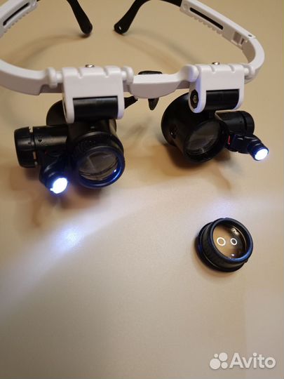 Бинокулярные очки (Лупа налобная) для часовщика