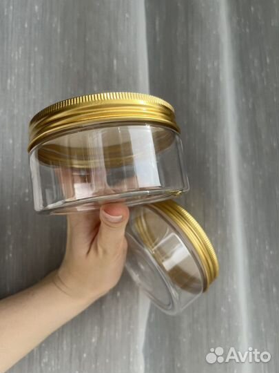Банка пэт с золотой крышкой (150/200 мл)