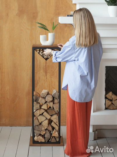 Дровница лофт