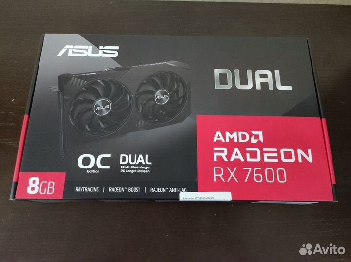 Видеокарта AMD radeon rx 7600 8gb